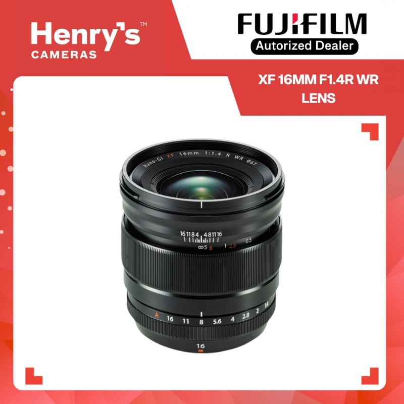 FUJIFILM XF 16MM F1.4R WR LENS